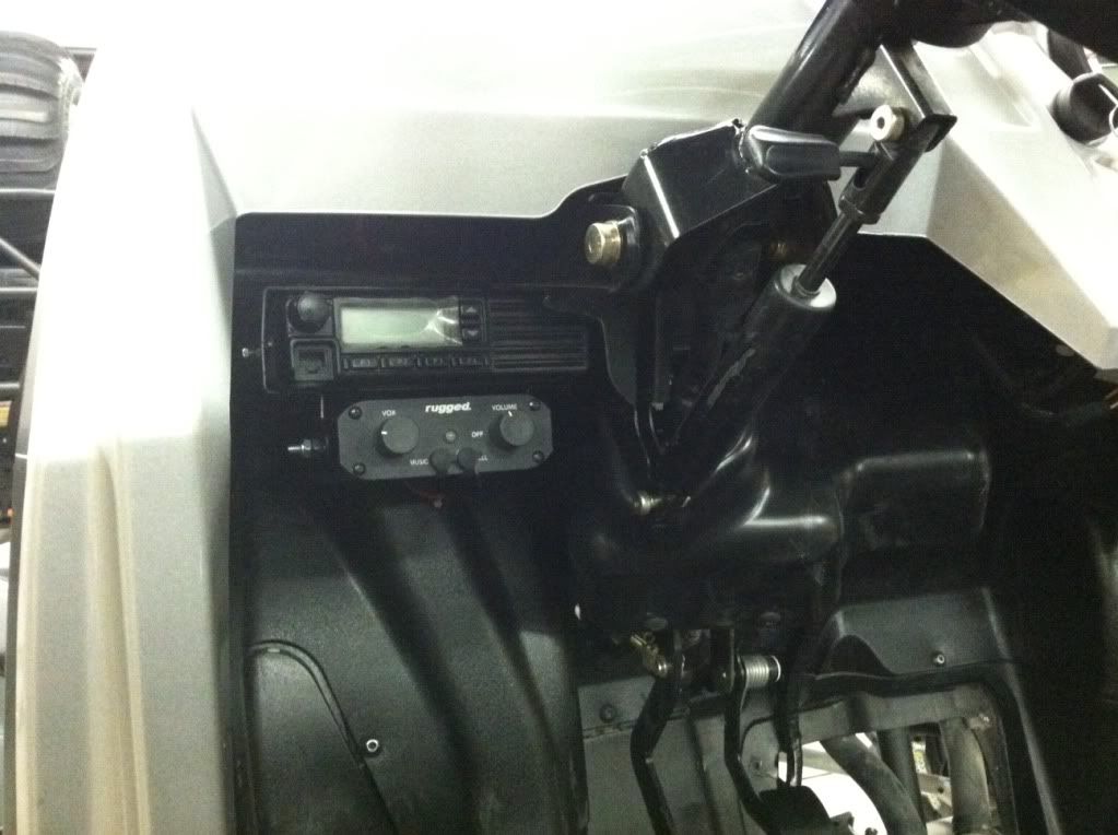 Pictures of Rugged Radio mounted in RZR XP Polaris RZR Forum RZR